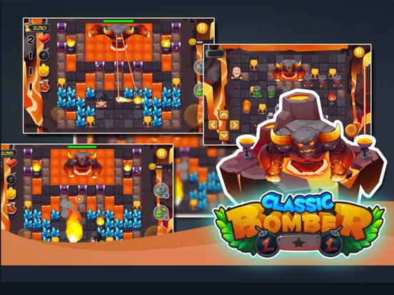 Classic Bomber - Bomba game iPad  Screenshots