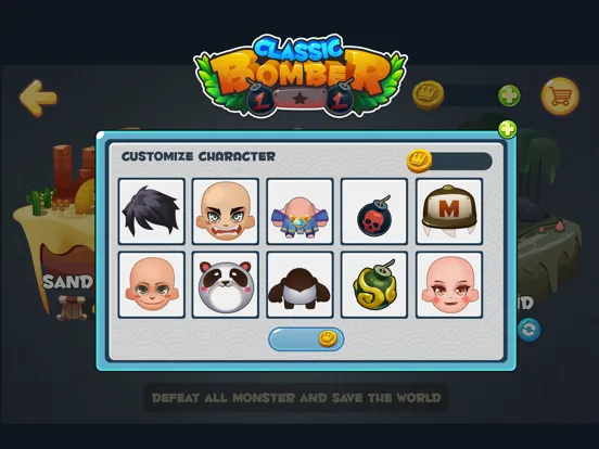 Classic Bomber - Bomba game iPad  Screenshots