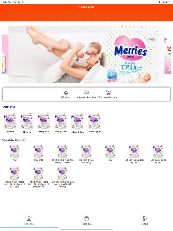 Ảnh chụp màn hình của sunkids iPad 