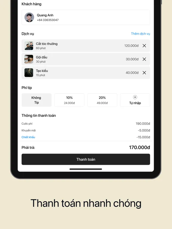 Symshine Biz: Quản lý đặt lịch iPad  Ekran Görüntüleri