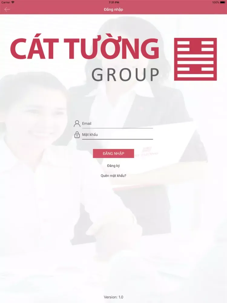 Cattuong Group – ONE CTG iPad  Screenshots