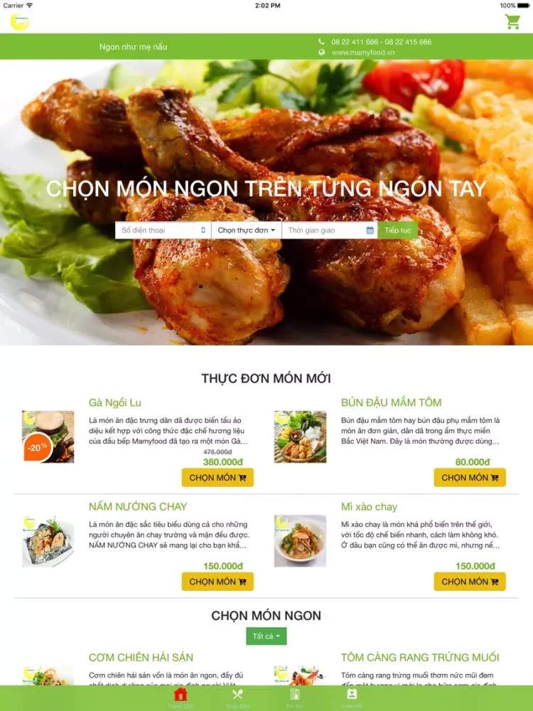 صور MamyFood - Ngon như mẹ nấu iPad 