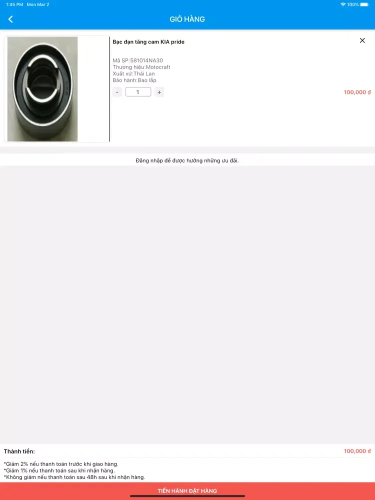 Phụ Tùng 4.0 iPad  Screenshots