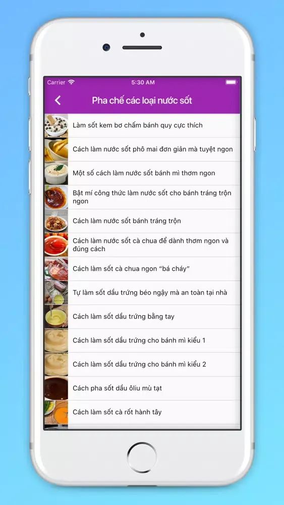 Ảnh chụp màn hình của Nấu ăn - Món ngon mỗi ngày
