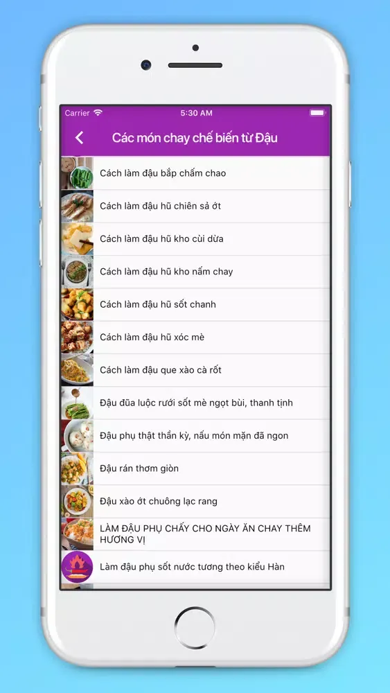 Ảnh chụp màn hình của Nấu ăn - Món ngon mỗi ngày