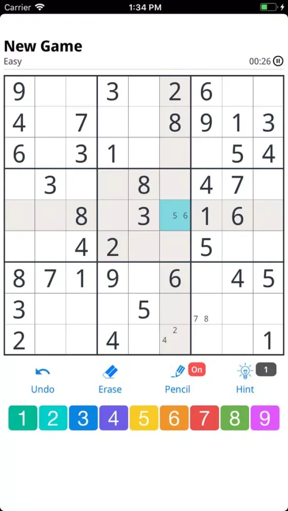 Capturas de tela do Sudoku Classic - Logic Games