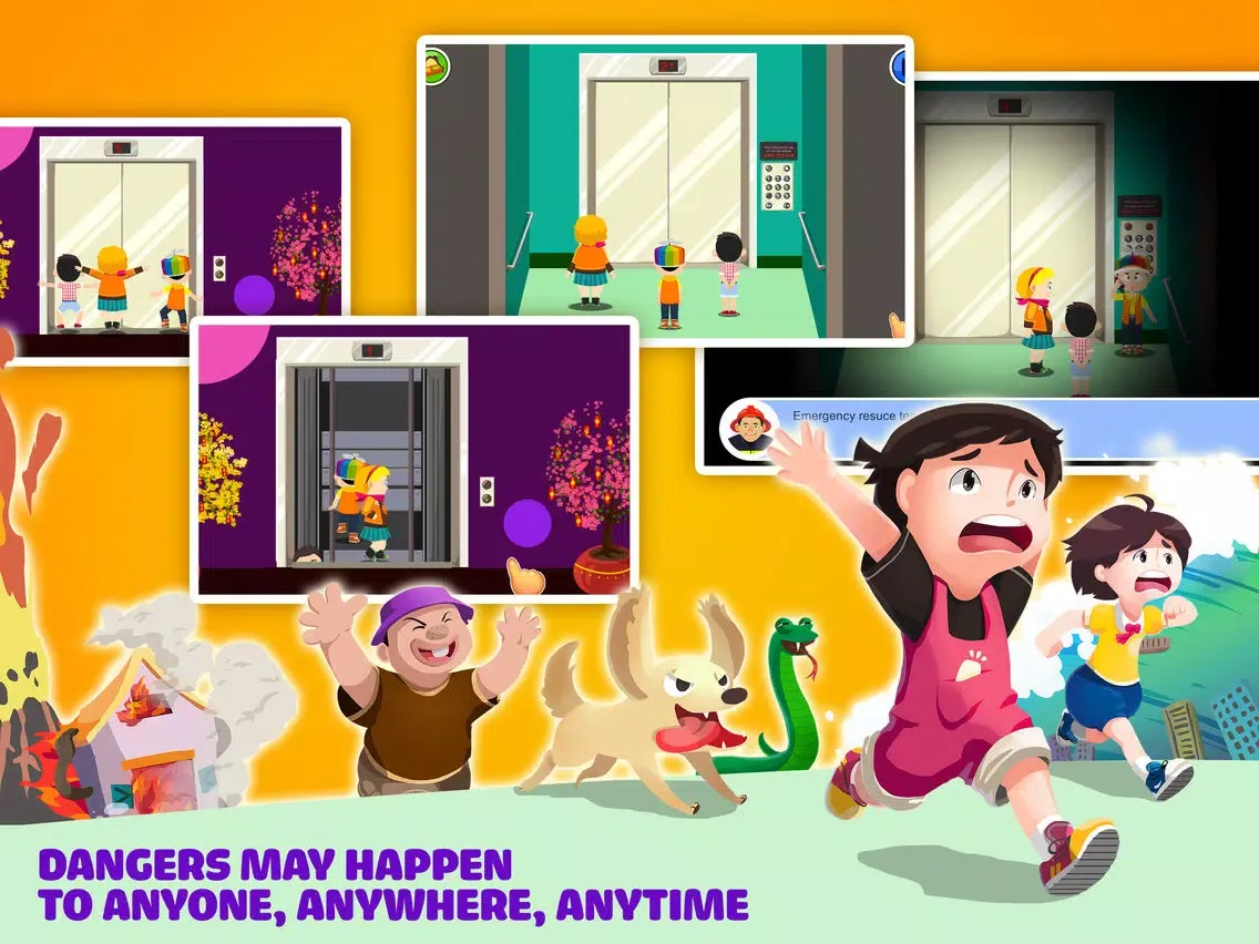 Ảnh chụp màn hình của Safety for Kid - Home Alone iPad 