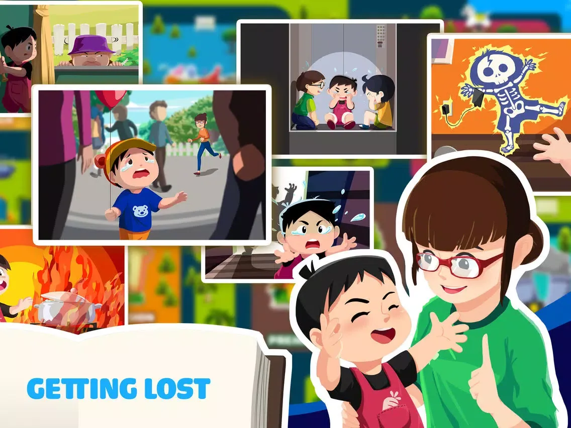 Safety for Kid - Getting Lost iPad  Screenshots