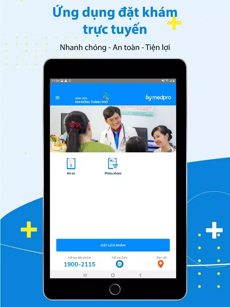 Ảnh chụp màn hình của Bệnh Viện Nhi Đồng Thành Phố iPad 