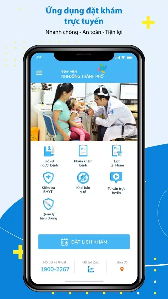 Ảnh chụp màn hình của Bệnh Viện Nhi Đồng Thành Phố
