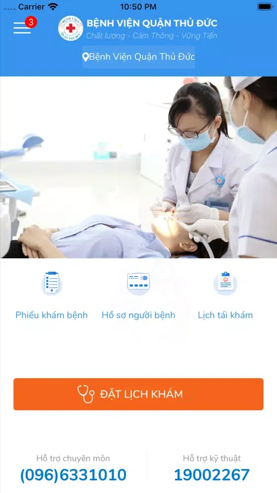 Zrzuty ekranu Bv Quận Thủ Đức - ĐKKB Online