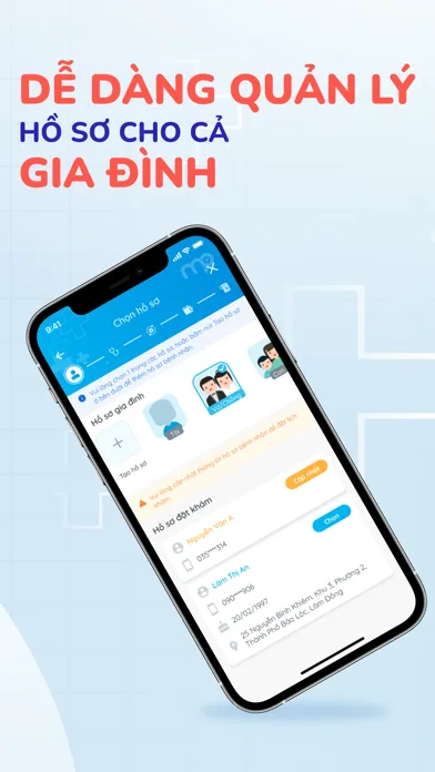 Capturas de tela do UMC3 - Đặt lịch khám bệnh