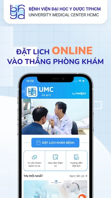 UMC2 - Đặt lịch khám bệnh Screenshots