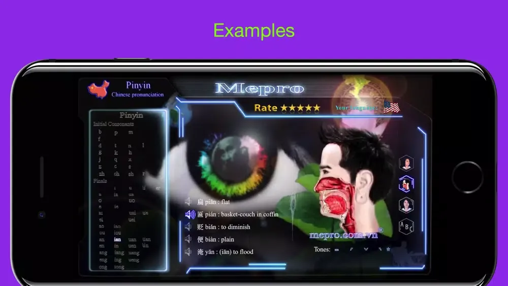 Captures d'écran de Chinese Pronunciation - Mepro