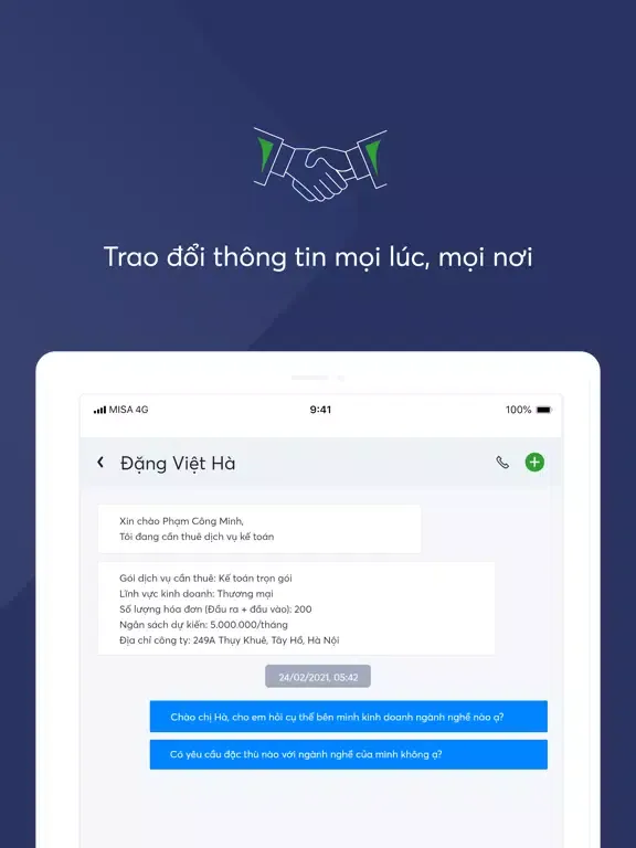 ASP MISA - Nền tảng kế toán iPad  Screenshots