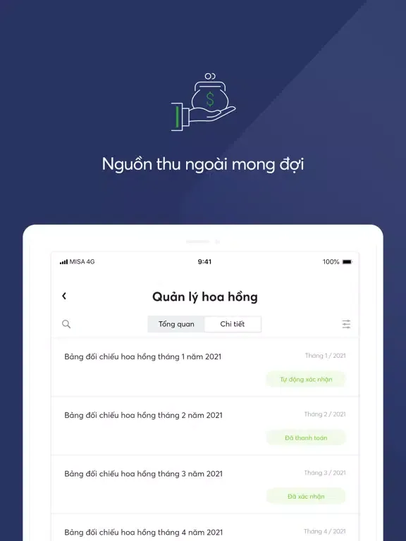 ASP MISA - Nền tảng kế toán iPad  Screenshots