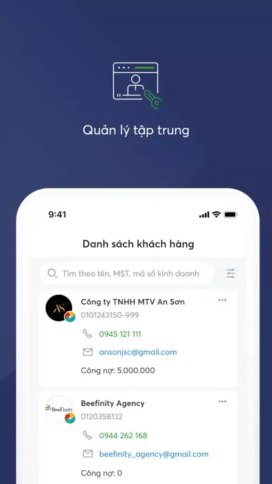 ASP MISA - Nền tảng kế toán Screenshots