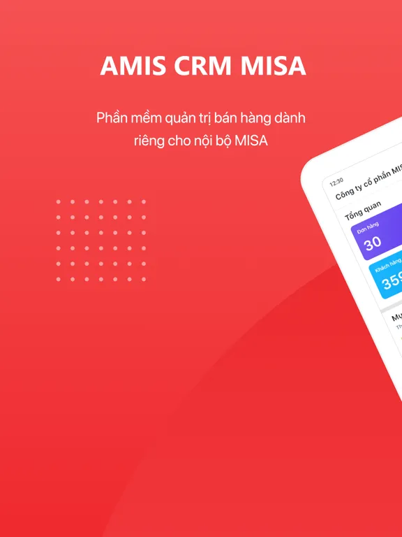 MISAJSC CRM(Nội bộ) iPad  Screenshots