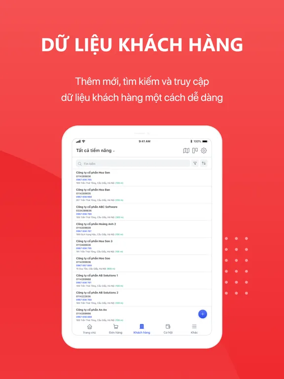 MISAJSC CRM(Nội bộ) iPad  Screenshots