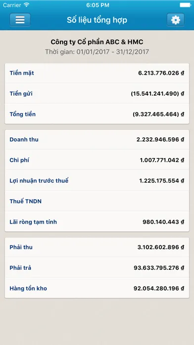 AMIS SME Screenshots