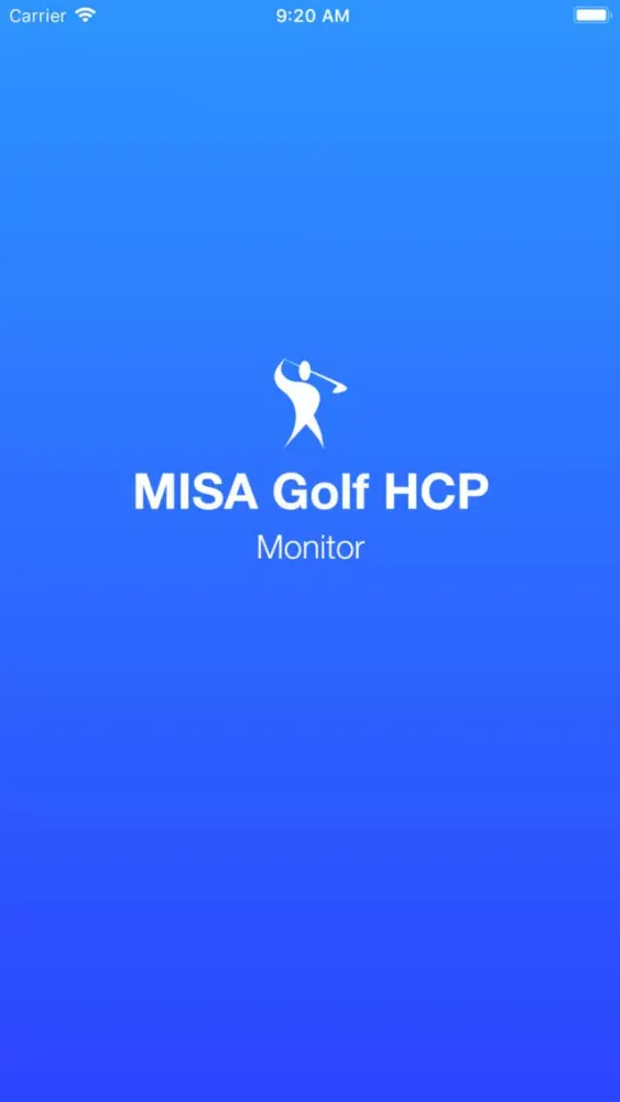 MISA Golf Monitor Screenshots