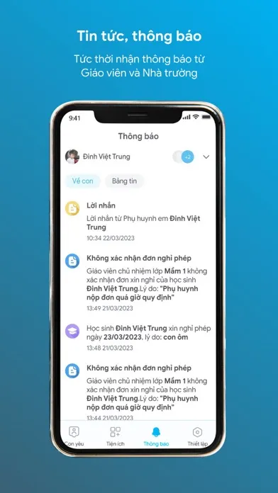تصاویر SISAP Phụ huynh