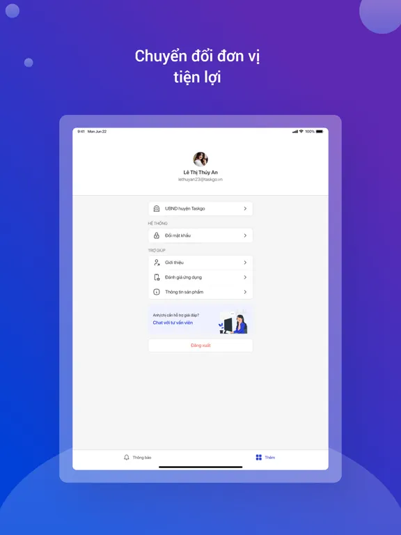 MISA TaskGo 2: QL Công việc iPad  Screenshots