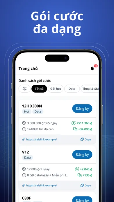 Capturas de pantalla de MobiFone Plus 1