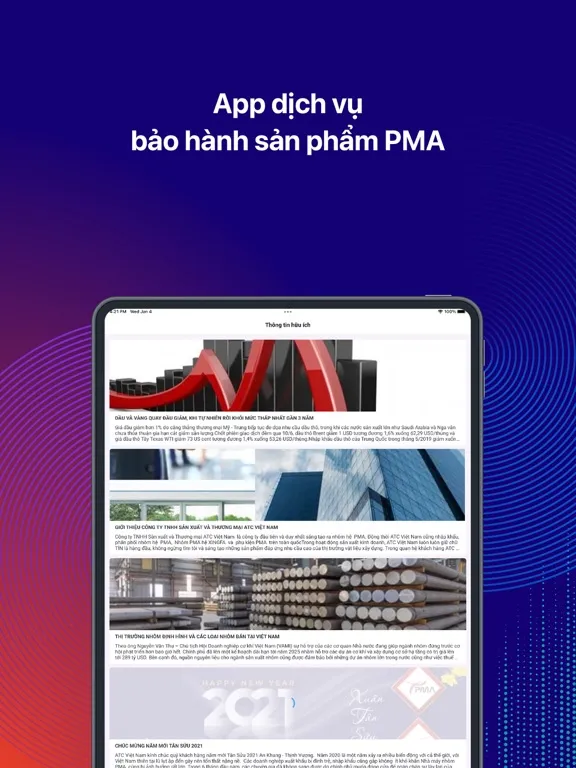 تصاویر Bảo Hành PMA iPad 