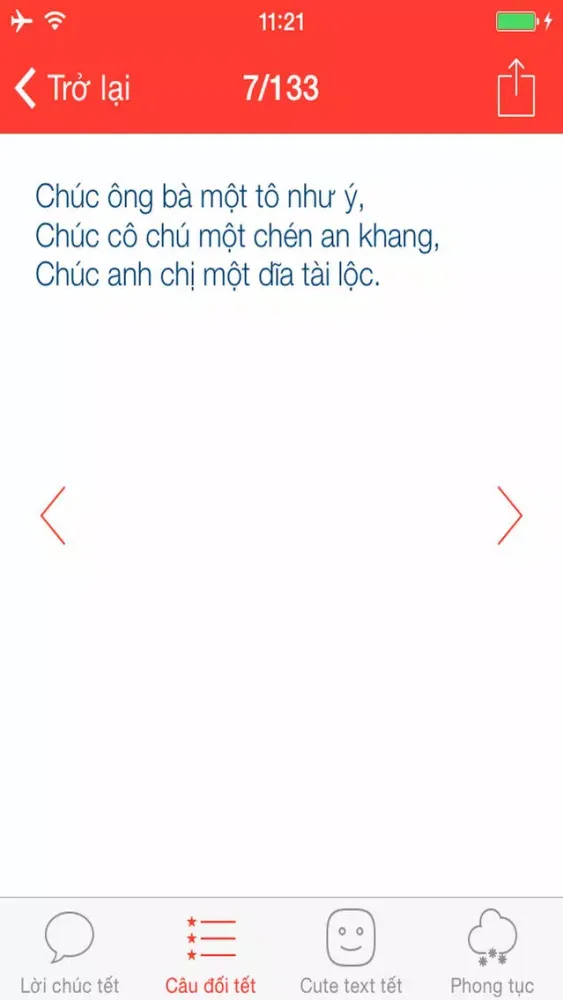 Capturas de tela do Tin Nhan SMS Chuc Tet 2016 Binh Than - Loi Chuc Kute SMS Valentine