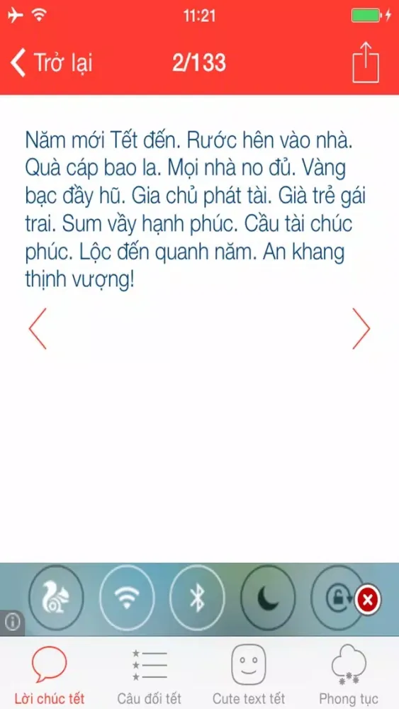 Capturas de tela do Tin Nhan SMS Chuc Tet 2016 Binh Than - Loi Chuc Kute SMS Valentine