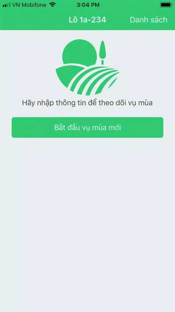 Capturas de tela do Trong Cay -ERP cho nông nghiệp