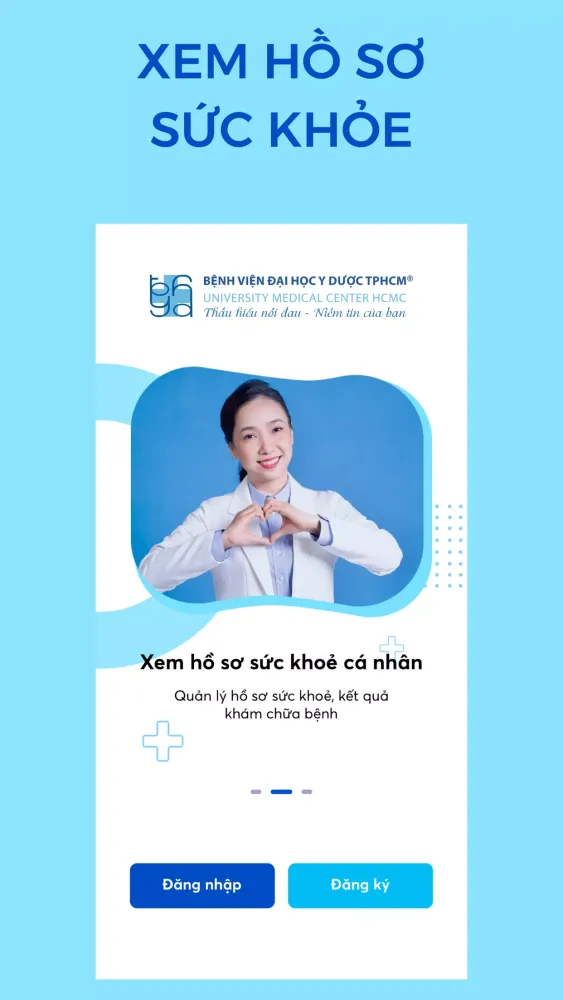 Ảnh chụp màn hình của UMC Care