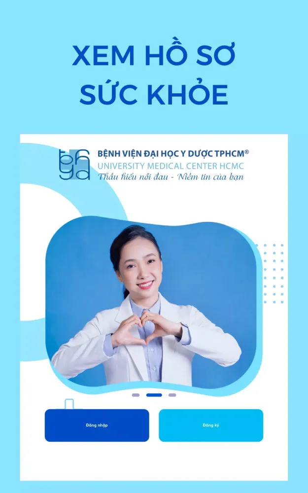 Ảnh chụp màn hình của UMC Care