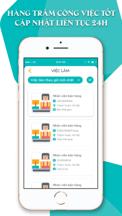 Capturas de pantalla de Việc làm Theo Giờ 365