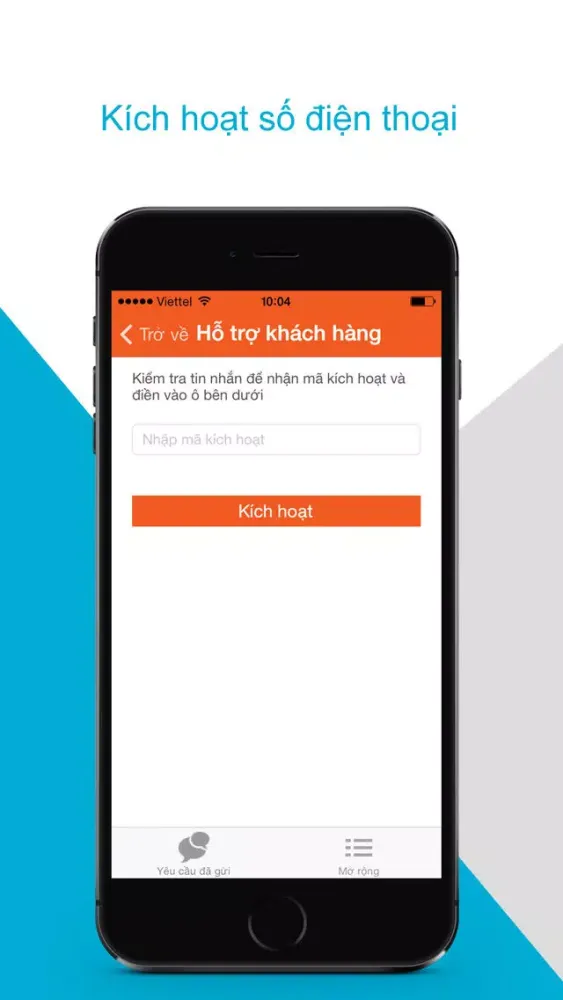 Tangkapan skrin Hỗ trợ khách hàng