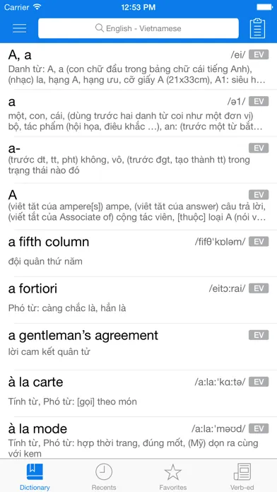 Ảnh chụp màn hình của Laban Dictionary