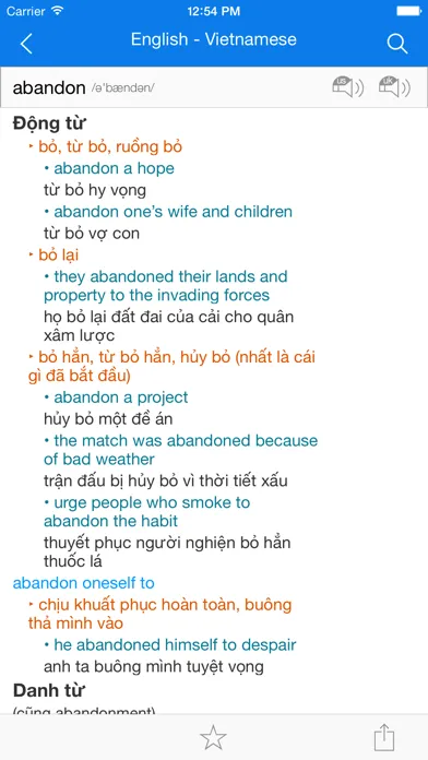 Ảnh chụp màn hình của Laban Dictionary
