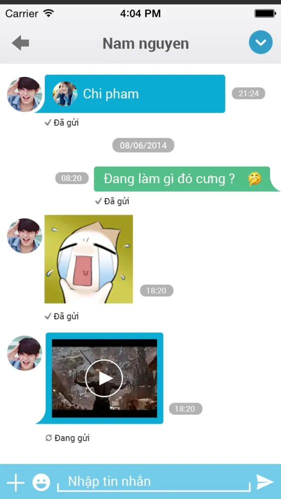 Capturas de tela do Zing Me - MXH giải trí miễn phí trên mobile - Tìm bạn chat mọi lúc