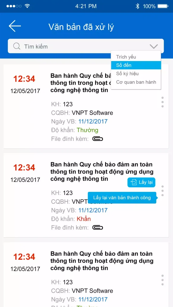 VNPT iOffice 4.0 - Cao Bằng Screenshots