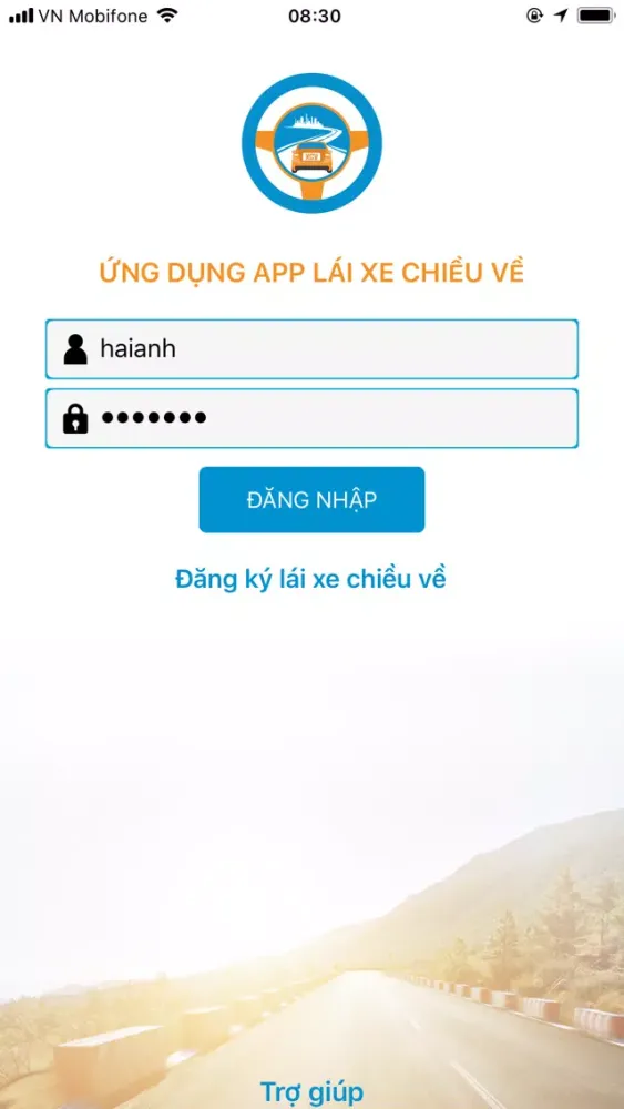 Tangkapan layar XeChieuVe LaiXe
