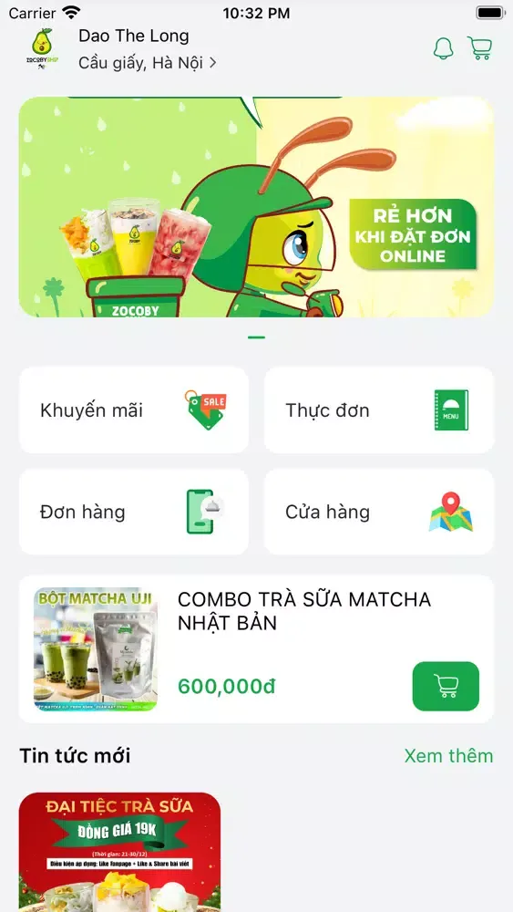 ZoCo - Đồ uống, free ship سکرین شاٹس
