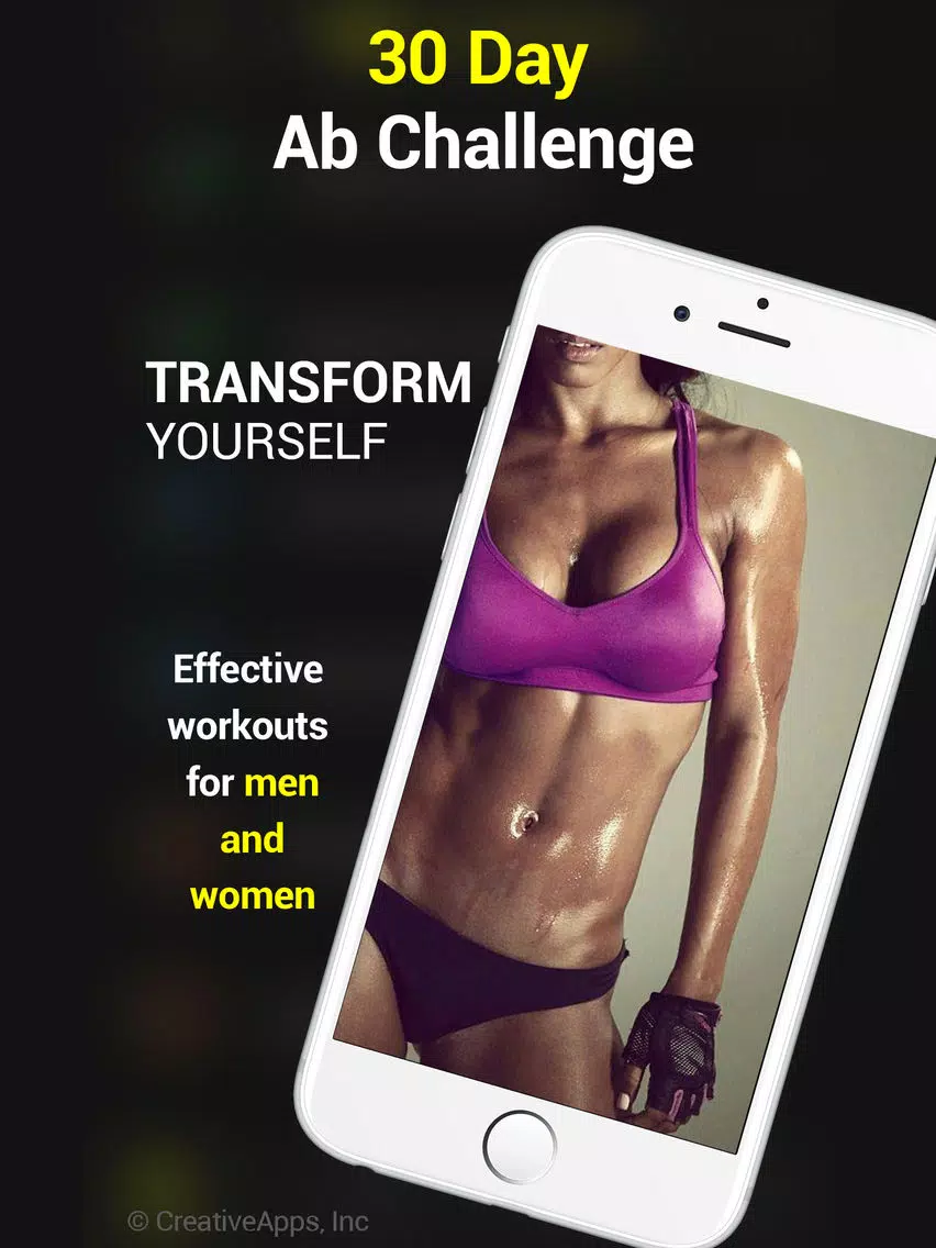 30 Day Abs Trainer Pro iPad 应用截图