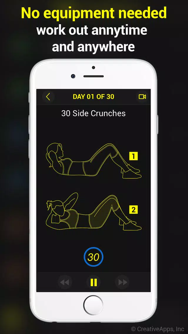 30 Day Abs Trainer Pro应用截图