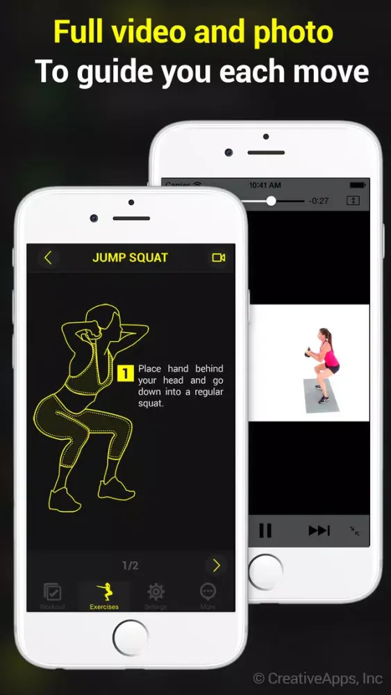 30 Day Squats Trainer Screenshots