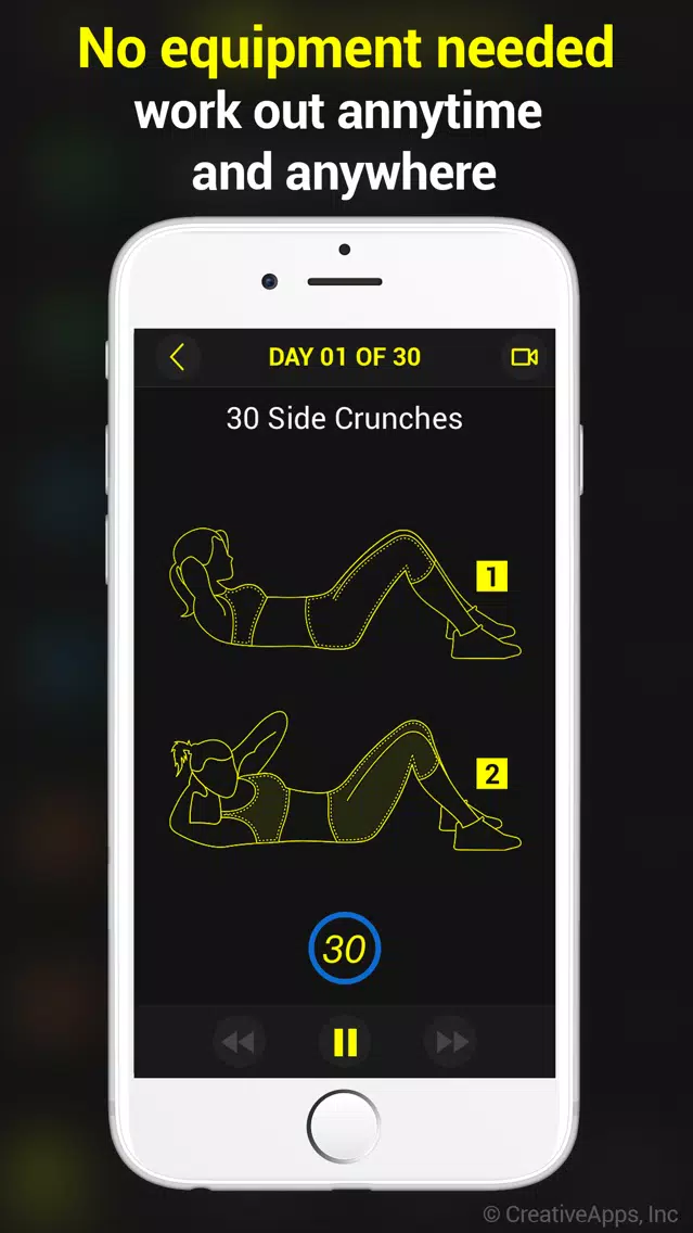 30 Day Abs Pro ~ Perfect Workout For Abs سکرین شاٹس