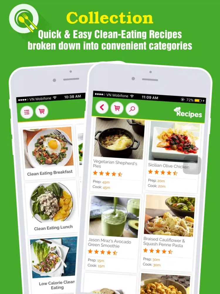 Clean Eating Recipes Pro ~ Easy Meal Ideas iPad  Screenshots