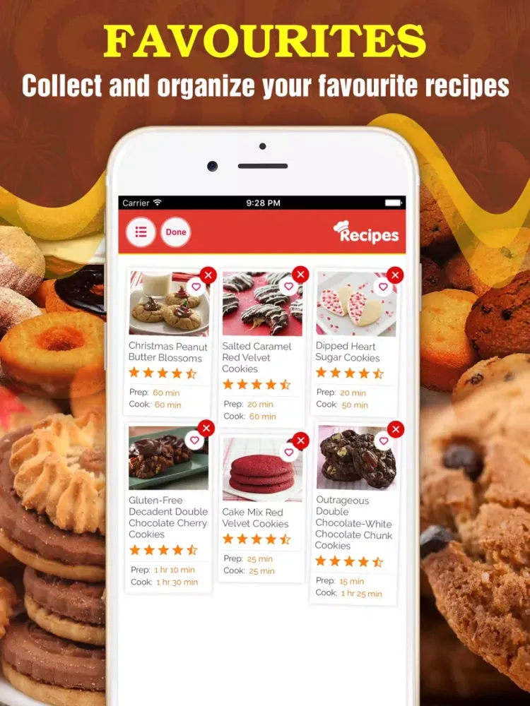 Ảnh chụp màn hình của 2000+ Cookie Recipes iPad 