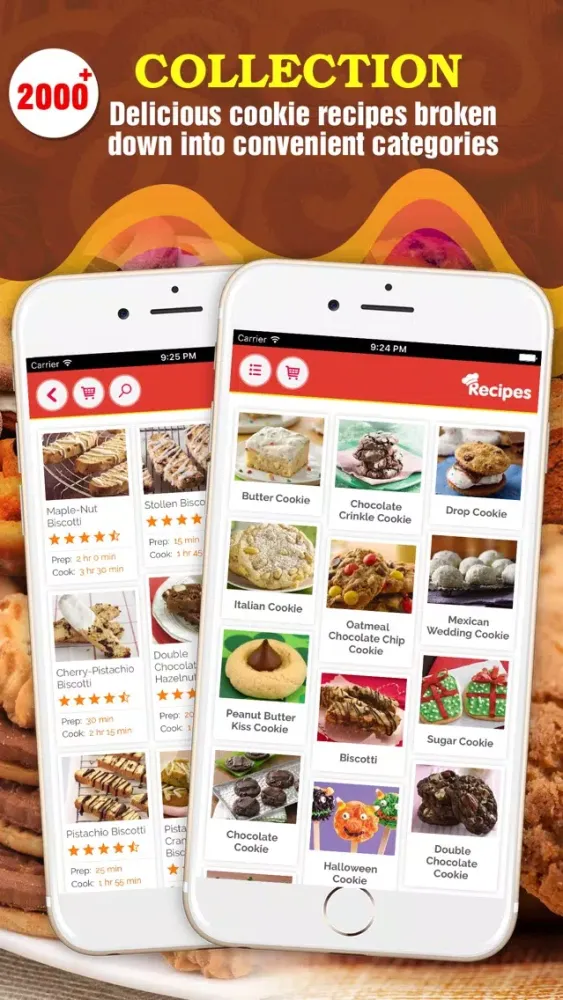 Ảnh chụp màn hình của 2000+ Cookie Recipes