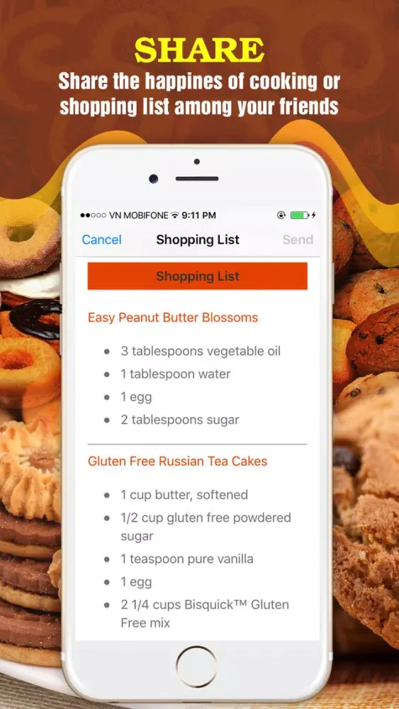 Ảnh chụp màn hình của 2000+ Cookie Recipes